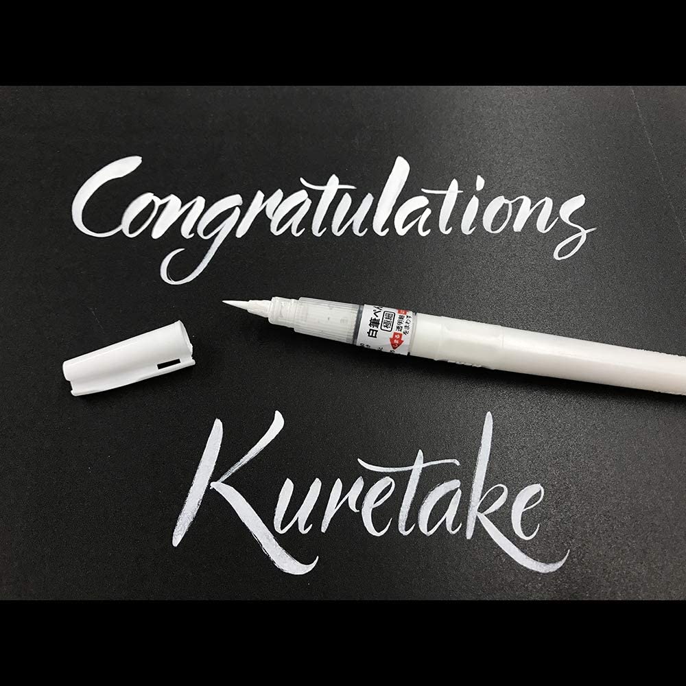 RESTOCK! Kuretake ZIG - White Brush Pen - Ultra Fine Tip - Image 9