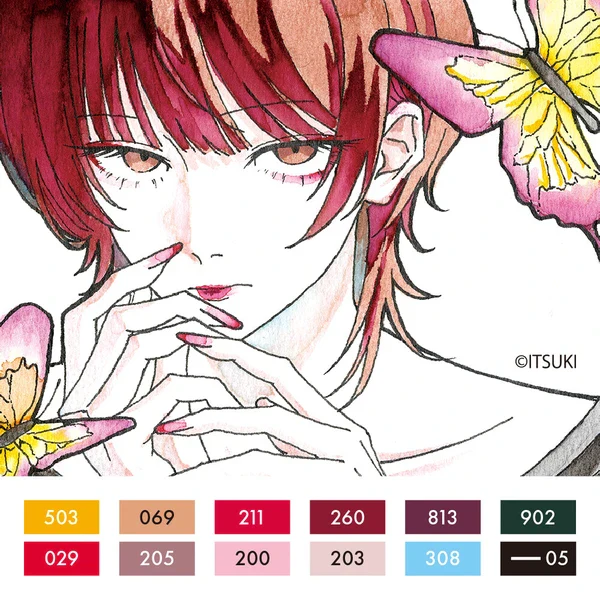 NEW! Kuretake ZIG - Clean Color Real Brush - Itsuki Set of 12 - Image 2
