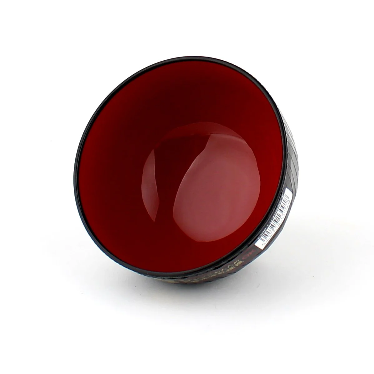 Traditional Japanese Lacquer Bowl - Black & Red - Image 3