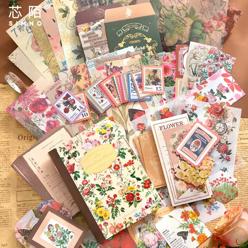 Letter From Flowers Scrapbook - Stationery Gift Box Set - Image 2