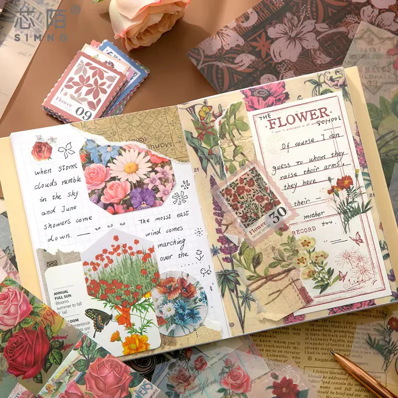 Letter From Flowers Scrapbook - Stationery Gift Box Set - Image 4