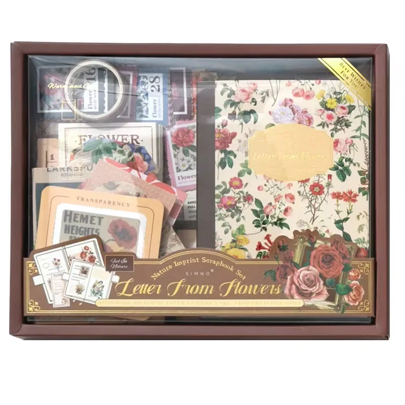 Letter From Flowers Scrapbook - Stationery Gift Box Set - Image 5