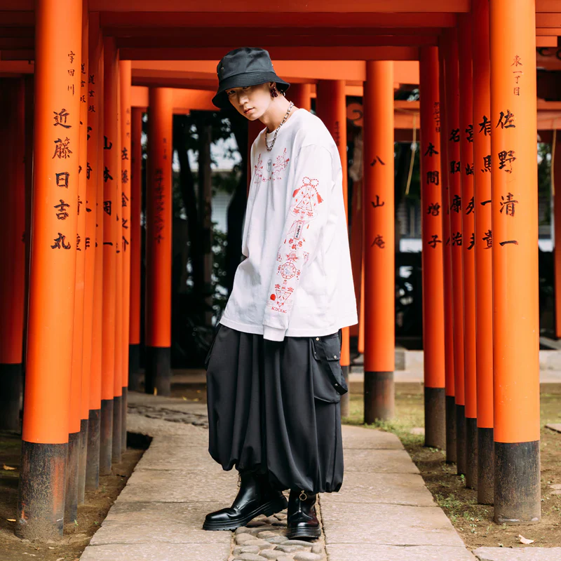 ACDC RAG Neo Japan - Fox Long Sleeve Tee White - Image 9