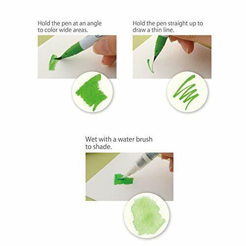 Kuretake ZIG - Clean Color Real Brush Pens - Assorted Colours - Set of 12 - Image 4