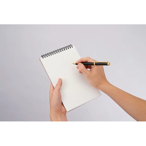 Mnemosyne × Kleide Black - A5 Notebook 165 - Lined Grids 5mm - Image 9