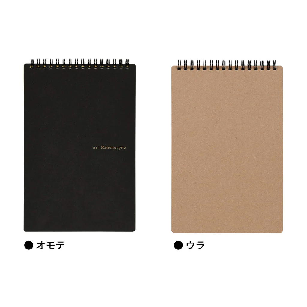 Mnemosyne × Kleid Black - A5 Notebook 166 - Ruled Lines 7mm - Image 3