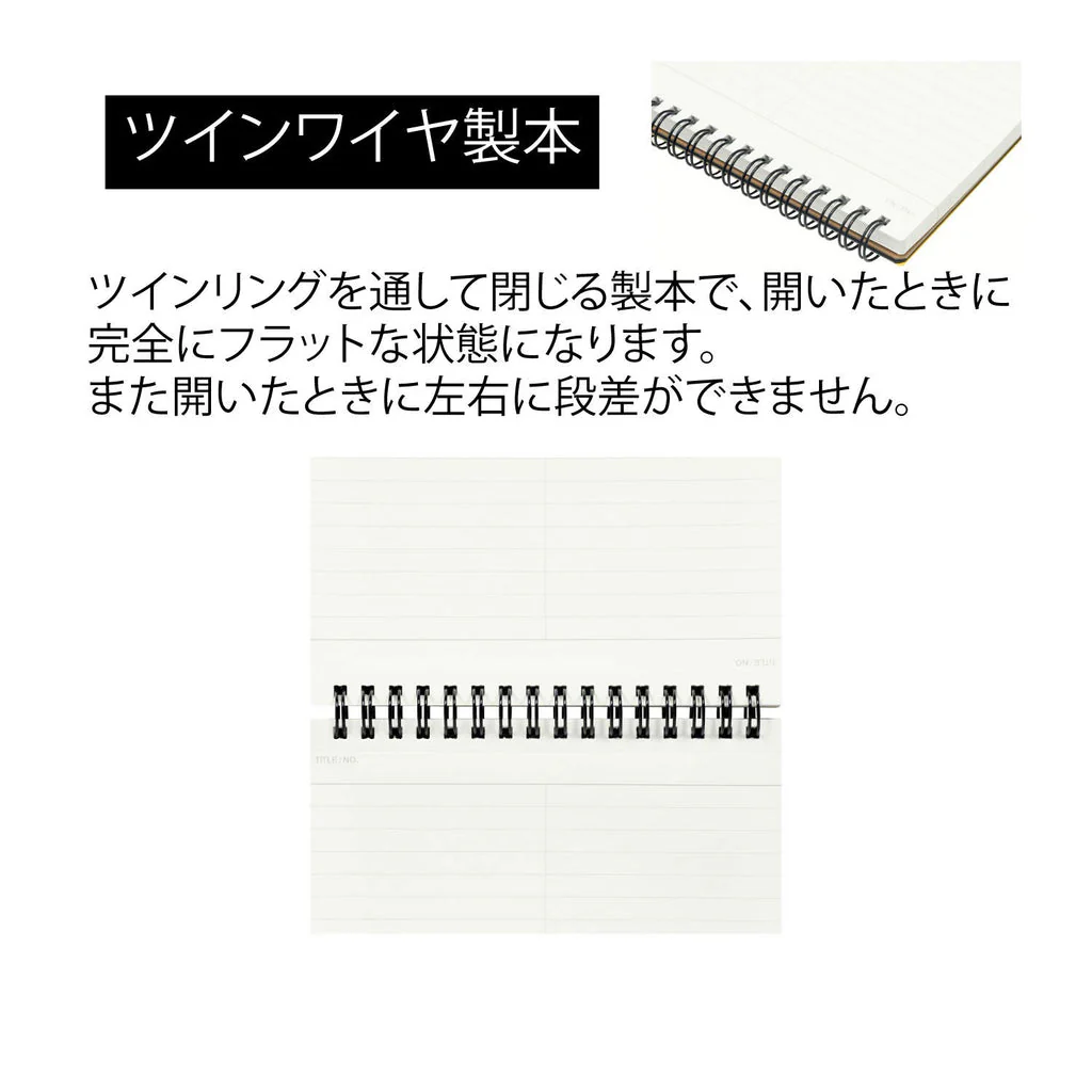 Mnemosyne × Kleid Black - A5 Notebook 166 - Ruled Lines 7mm - Image 4