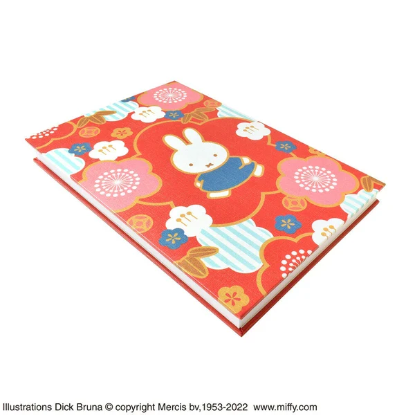 Miffy Goshuincho - Seal Stamp Book - Floral Red Edition - Image 5
