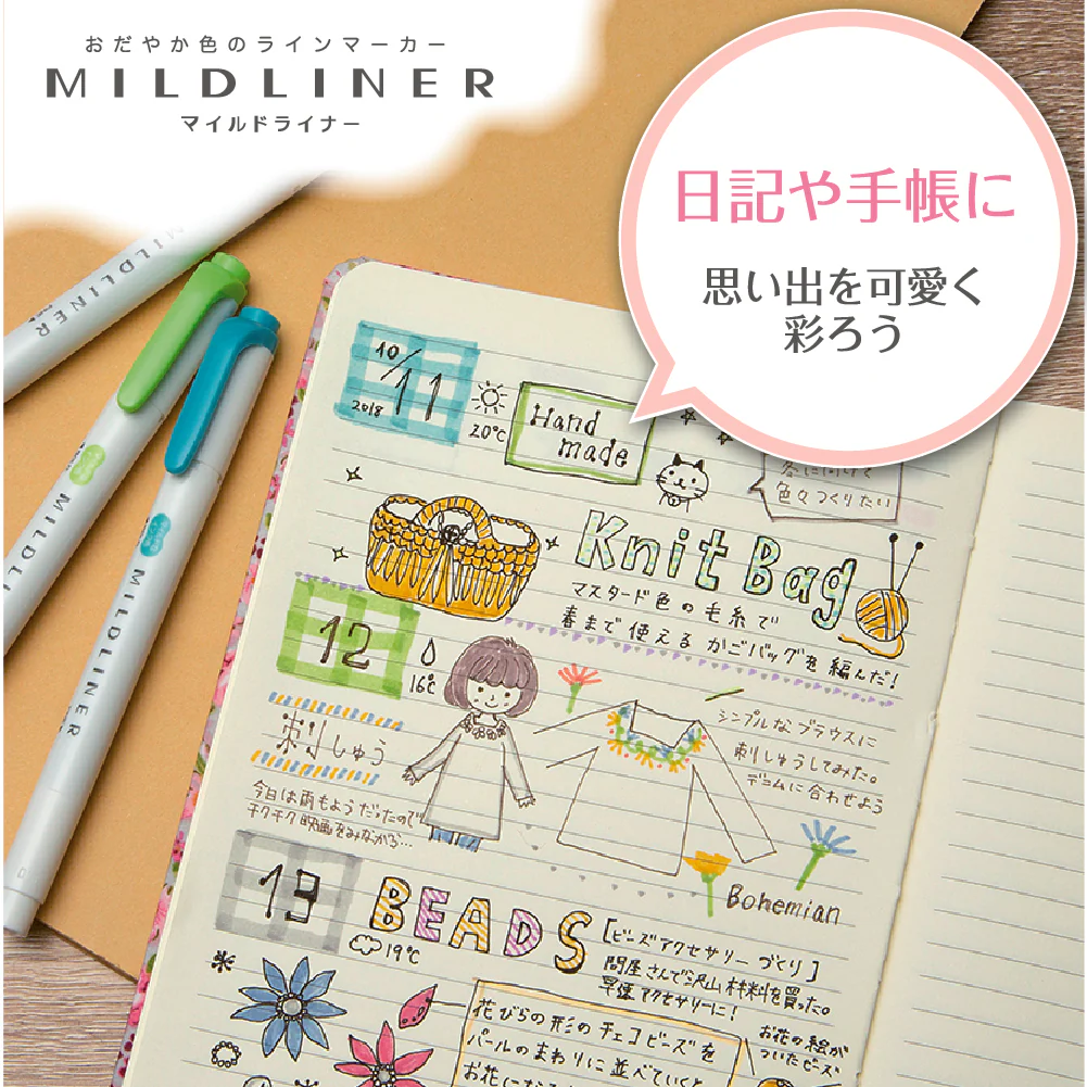 RESTOCK MAY! Zebra Mildliner Milky - Set of 3 - Image 4