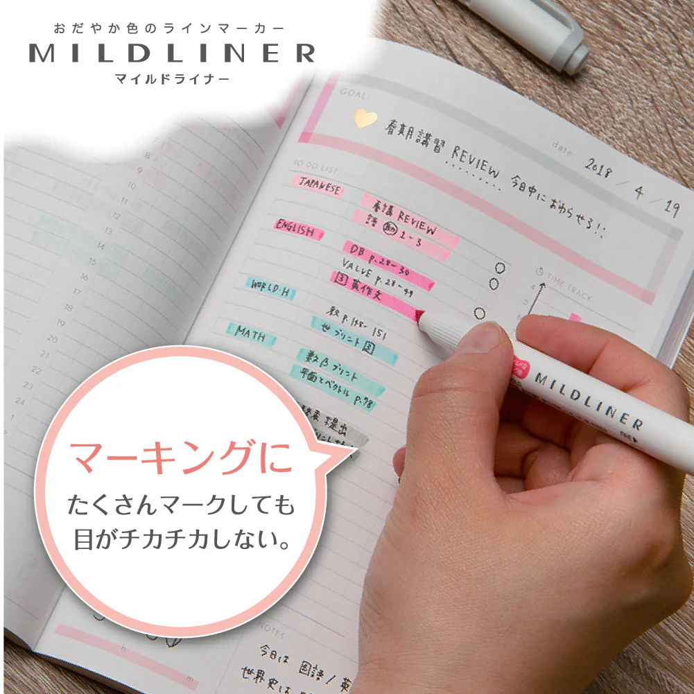 RESTOCK MAY! Zebra Mildliner Milky - Set of 3 - Image 8
