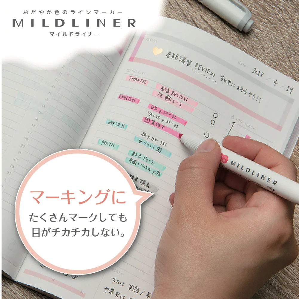 Zebra Mildliner Bright Mild - Set of 5 - Image 6