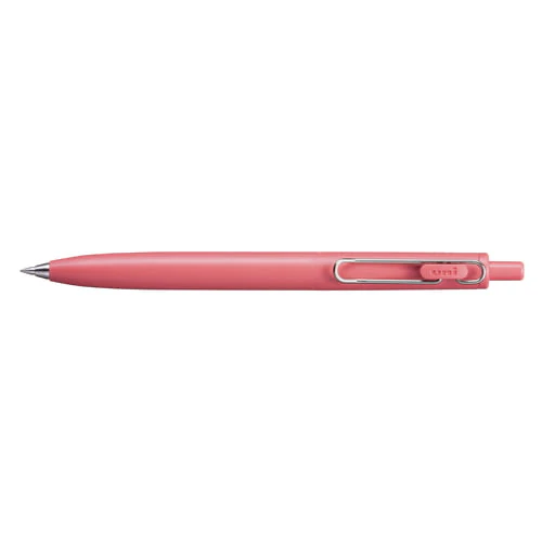RESTOCK! Uni-ball One F Gel Pen - 0.38mm - Faded Red - Image 2