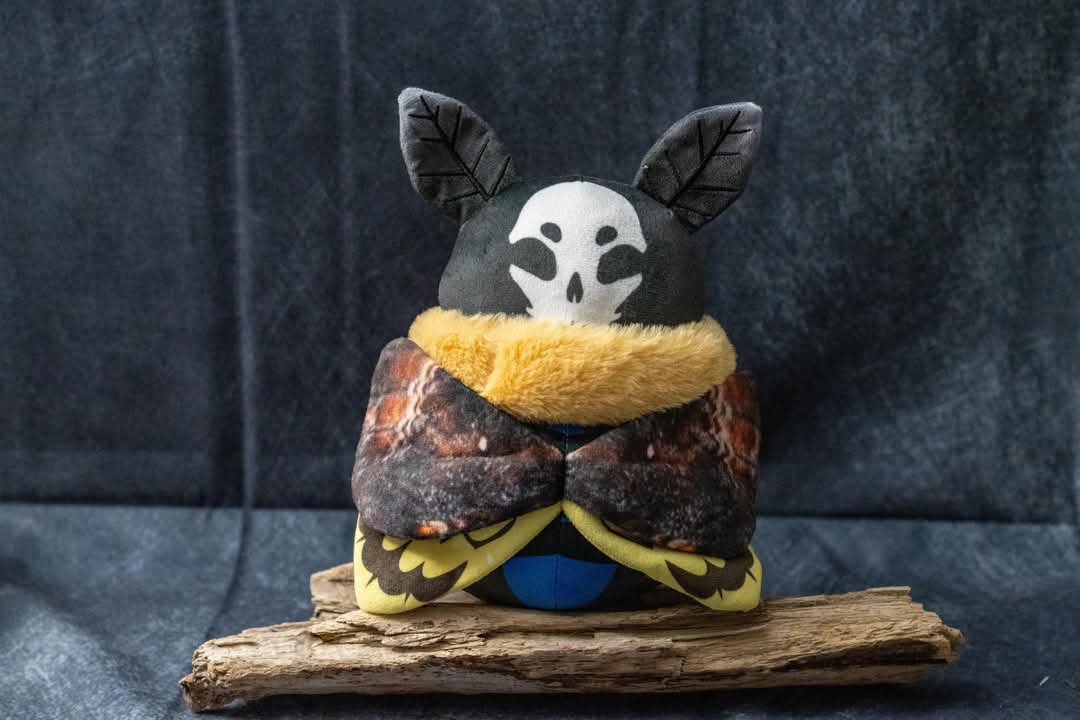 Death’s Head Moth Skull Plush - Cozy Criptids - Image 2