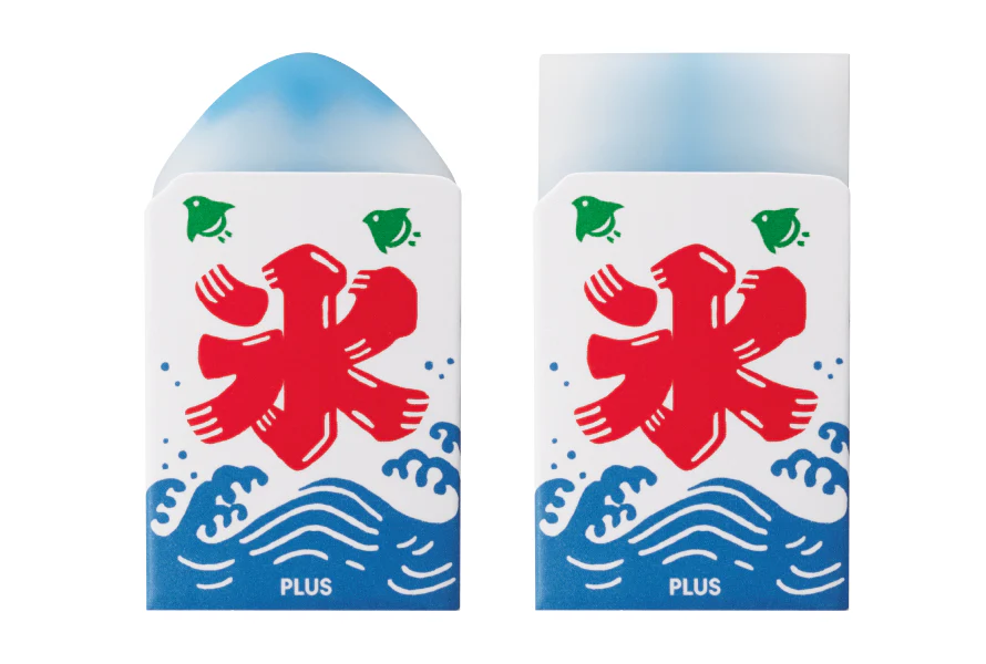 PLUS Air-In Mt. Fuji Eraser - Limited Edition - Summer Festival & Shaved Ice - Image 7