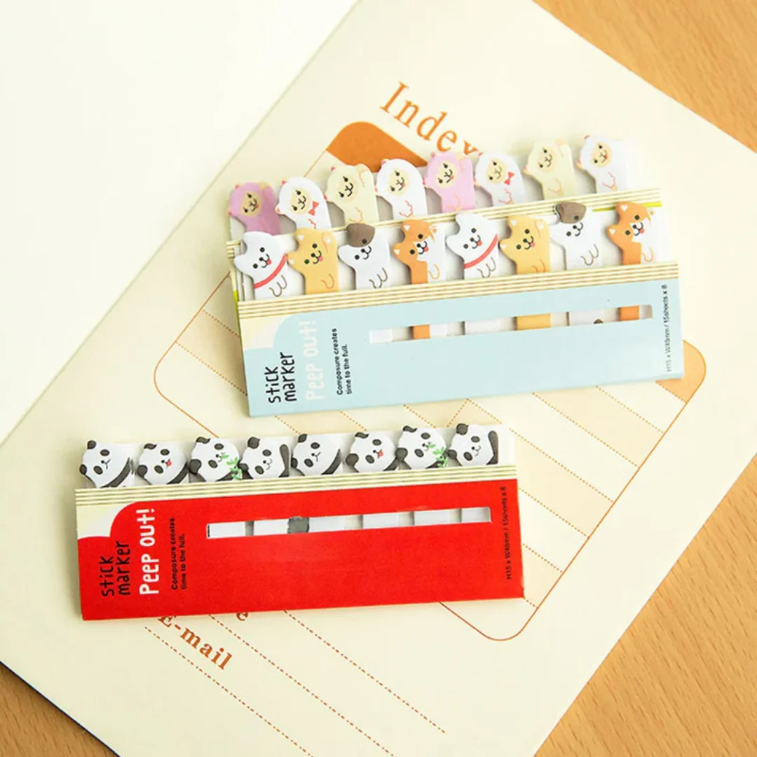 Animal Peep Out! Sticky Notes Page Markers - Image 2