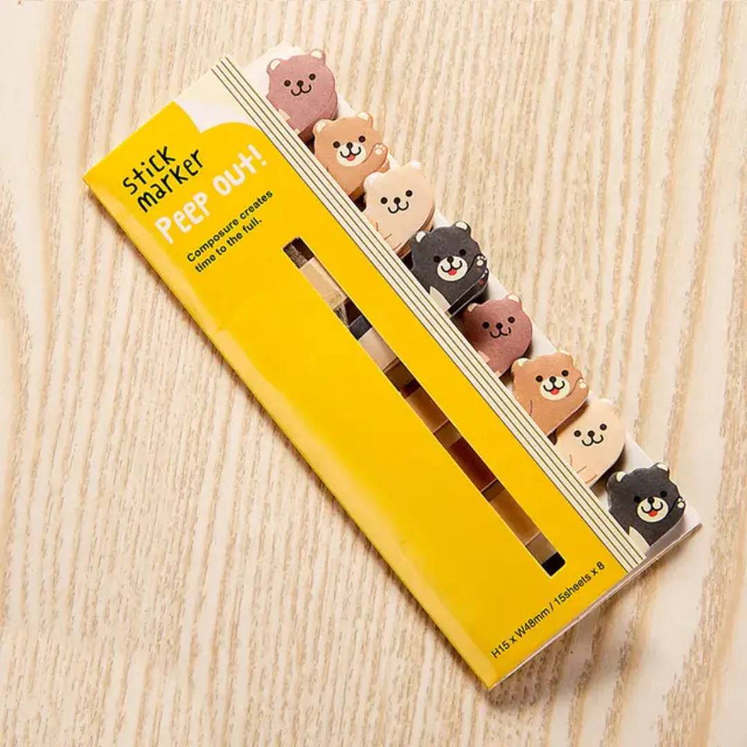 Animal Peep Out! Sticky Notes Page Markers - Image 7
