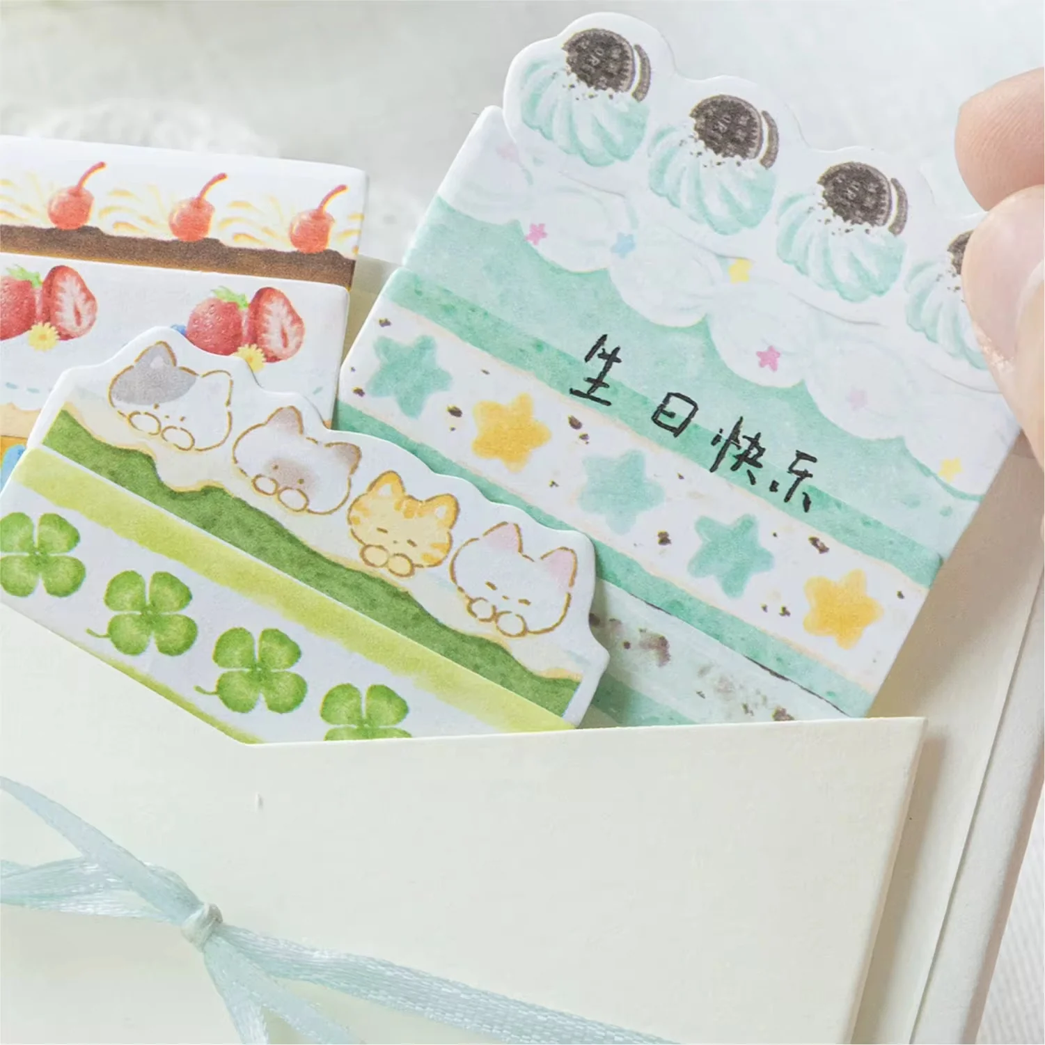 Dessert Layer Sticky Note Bookmarks - Image 4