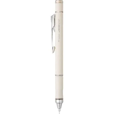 Tombow MONO Graph Grip Mechanical Pencil - 0.5 mm - Greige - Image 3