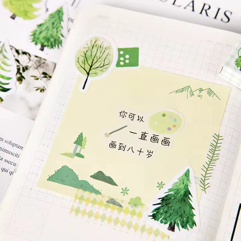 Sticker Box - Forest Trees - 45 Stickers - Image 3