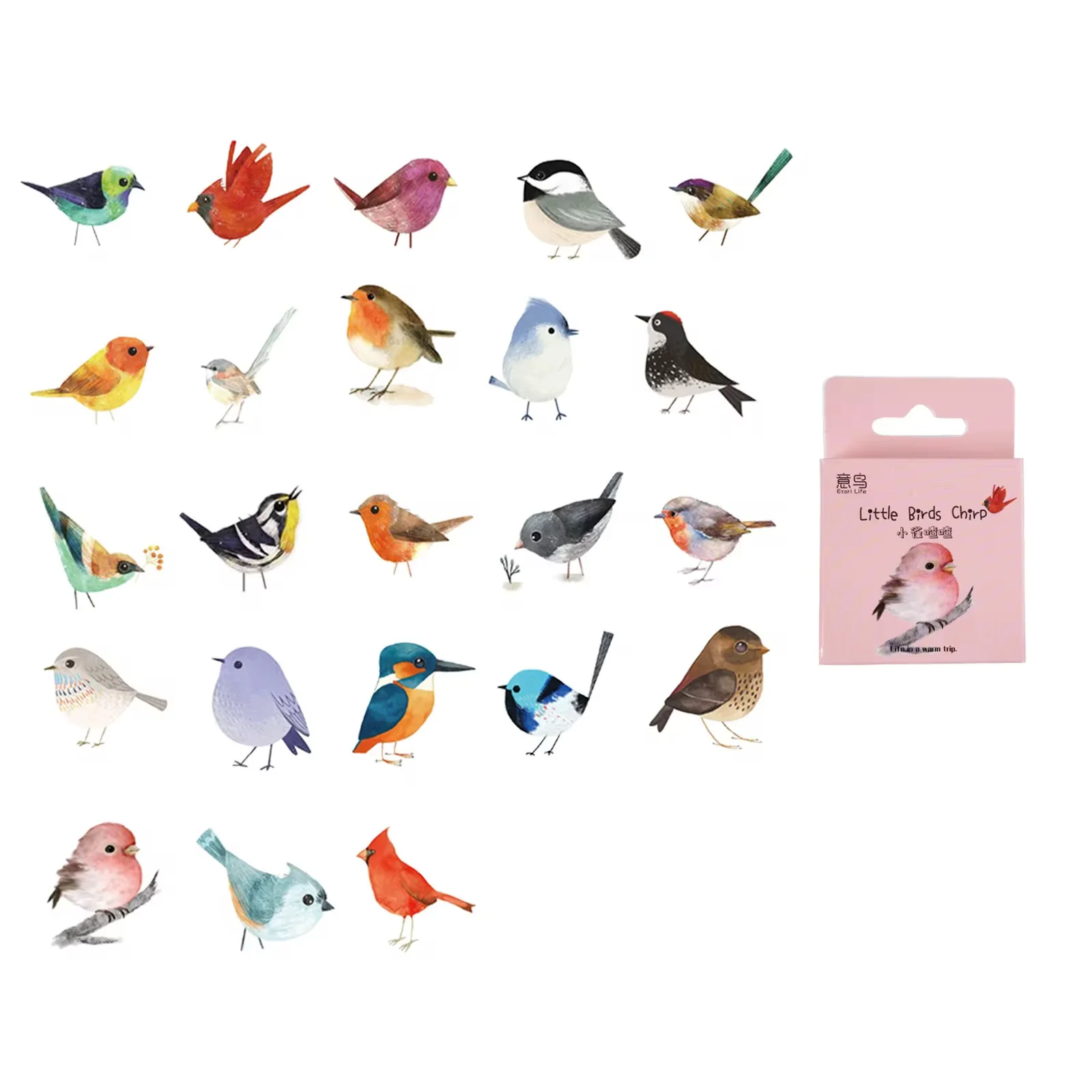 Sticker Box - Little Birds Chirp - 45 Stickers - Image 5