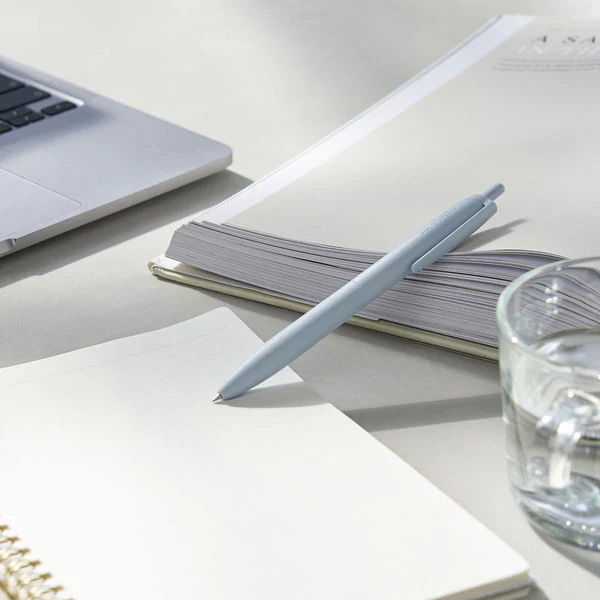 Uni Jetstream Lite Touch Ballpoint Pen - 0.5mm - Light Blue - Image 2