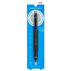 PRE-ORDER MAY! Uni Kuru Toga Mechanical Pencil - Limited Edition KS Model 0.5mm - Black - Image 4