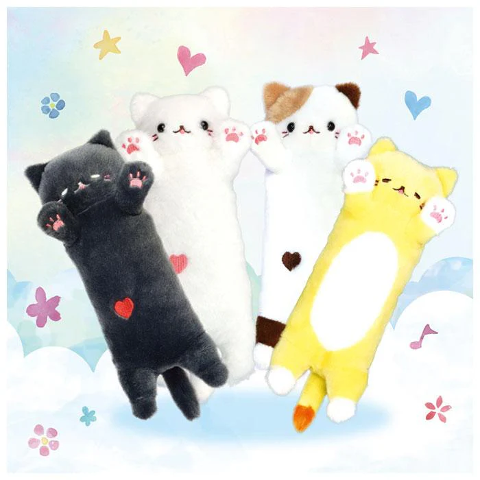 Kitty Cat Nyanko Plush - Squeaky Cat Squeeze Toy 22.5 cm - Image 4