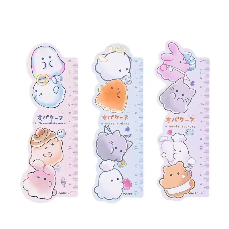 DELI - Obakenu Pastel Sweets Ruler & Bookmark - Image 6
