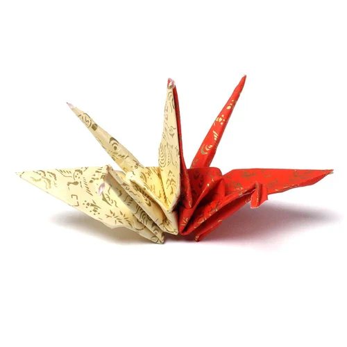 Origami Paper - Great Quality Crane Kit - Hand Dyed Yuzen - Image 4