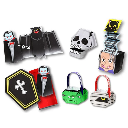 Origami Paper Toyo - Halloween Play Set - Spooky Paper Crafts - Image 2