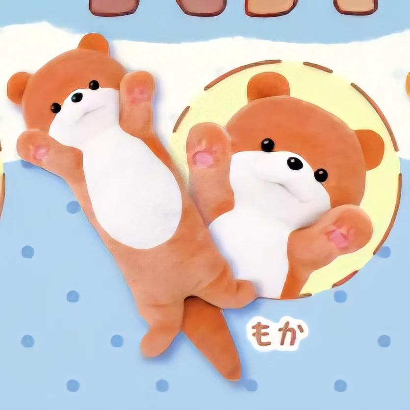 Nigitte! Squeaky Otter Plush Toy 27 cm - Image 3
