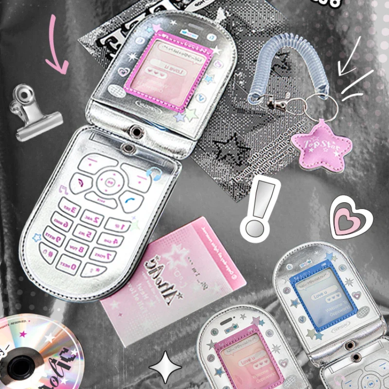 Retro Phone Y2K Style - Photocard Holder Keychain - Image 4