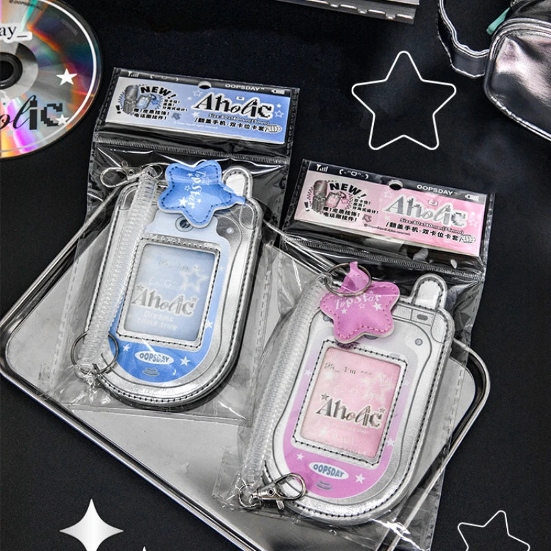 Retro Phone Y2K Style - Photocard Holder Keychain - Image 5