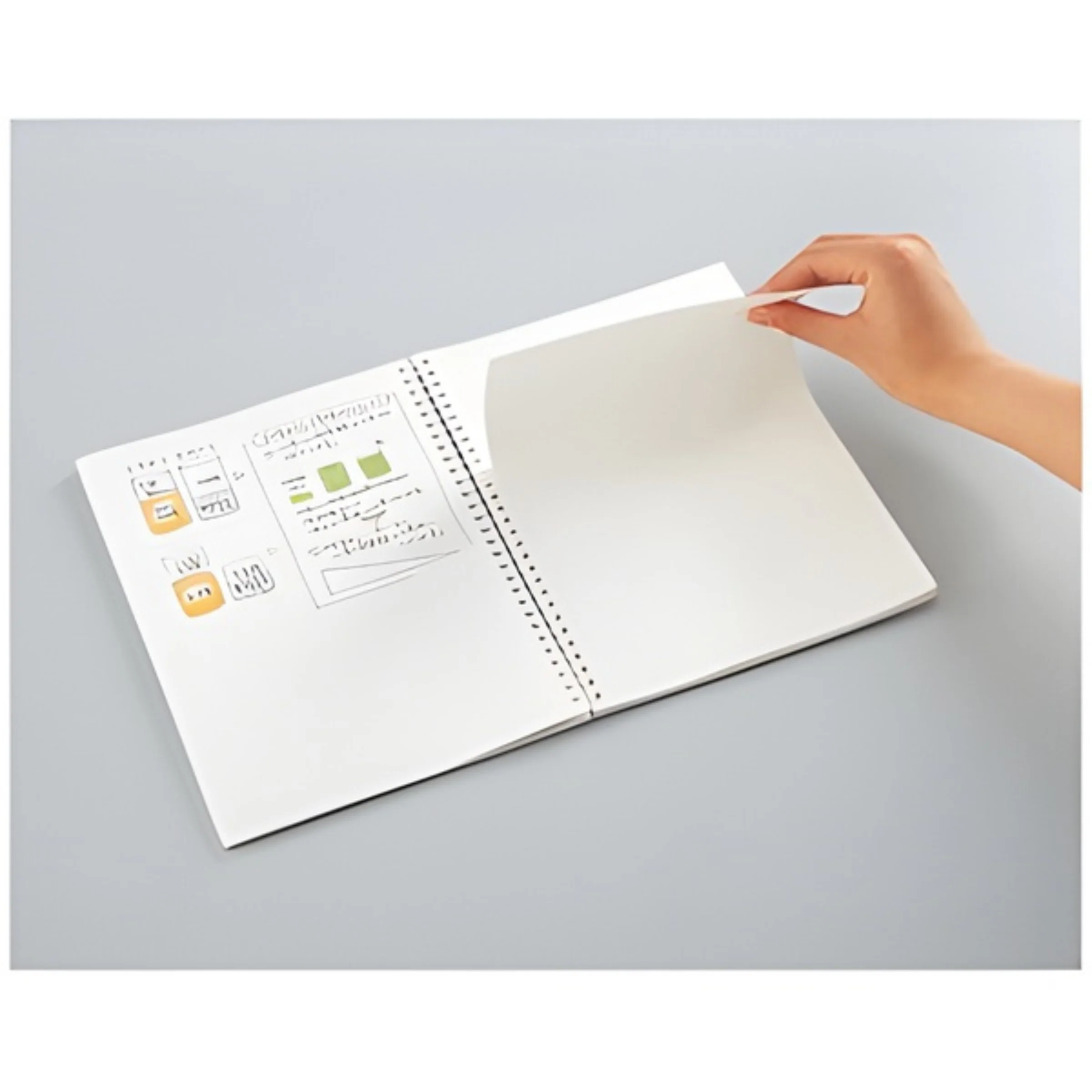 RESTOCK! KOKUYO Soft Ring Clear Notebook - B5 6mm Ruled - 80 Pages - Image 5