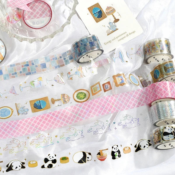 PRE-ORDER MAY! BGM Clear PET Tape - Life Series - Bunny - Image 4