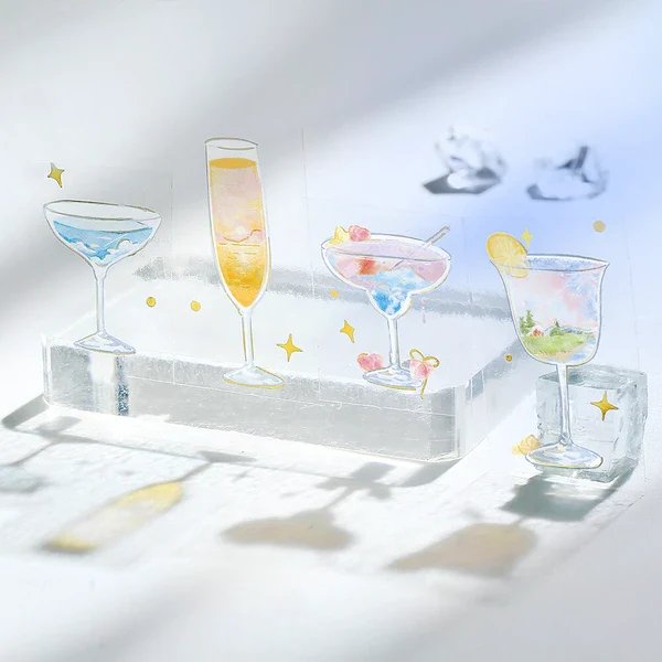 PRE-ORDER MAY! BGM Clear PET Tape - Life Series - Empty Cocktail - Image 5