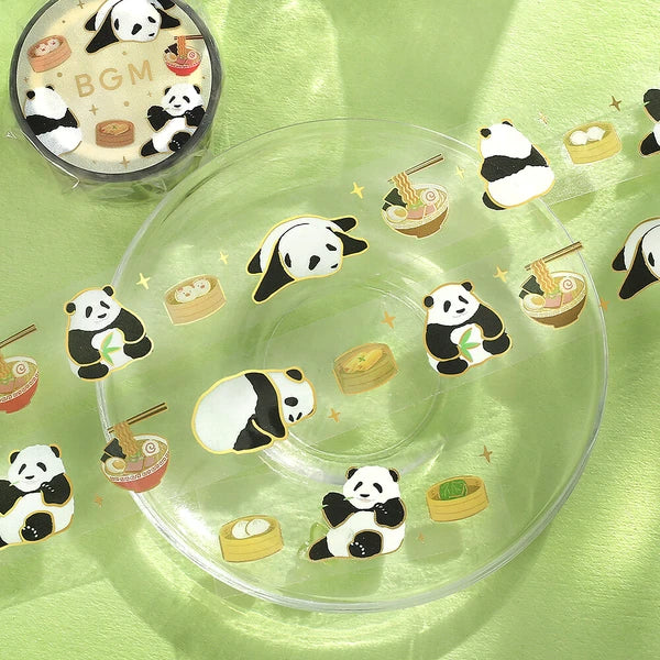 PRE-ORDER MAY! BGM Clear PET Tape - Life Series - Chinese Panda - Image 3