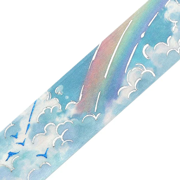 PRE-ORDER MAY! BGM Washi Tape - Sky Illustration - Sunny Sky - Image 2
