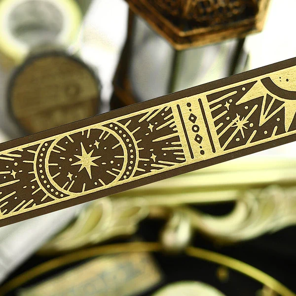 PRE-ORDER MAY! BGM Washi Tape - Star Magic Book - Sacred - Image 3