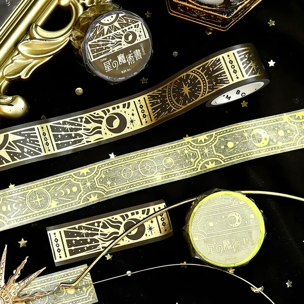 PRE-ORDER MAY! BGM Washi Tape - Star Magic Book - Sacred - Image 5