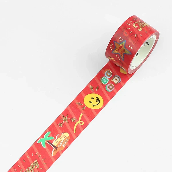 PRE-ORDER MAY! BGM Washi Tape - Super Star Sunny Beach - Image 2