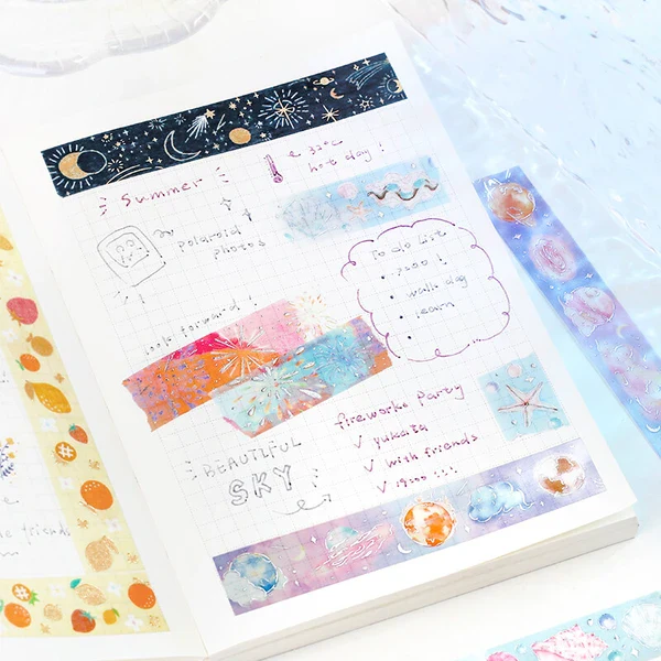 PRE-ORDER MAY! BGM Washi Tape - Little Cosmo - Image 3