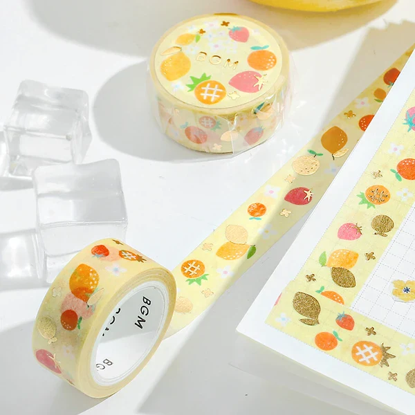 PRE-ORDER MAY! BGM Washi Tape - Vitamin - Image 4