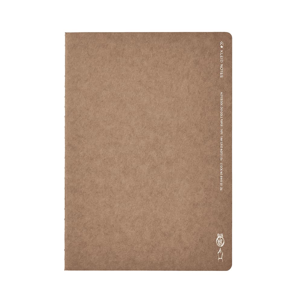 PRE-ORDER MAY! Kleid Tiny - B6 Grid Notebook - Brown - Image 3