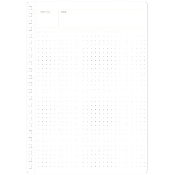 PRE-ORDER MAY! Mnemosyne × Kleid Black - B5 Notebook 104 - Dot Grids 5mm - Image 3