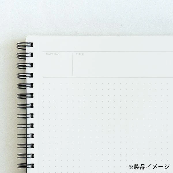 PRE-ORDER MAY! Mnemosyne × Kleid Black - B5 Notebook 104 - Dot Grids 5mm - Image 4