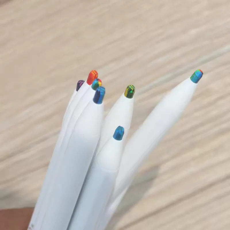 Rainbow Gradient Mechanical Pencil – Multicolor Solid Lead Writing Pencil - Image 2