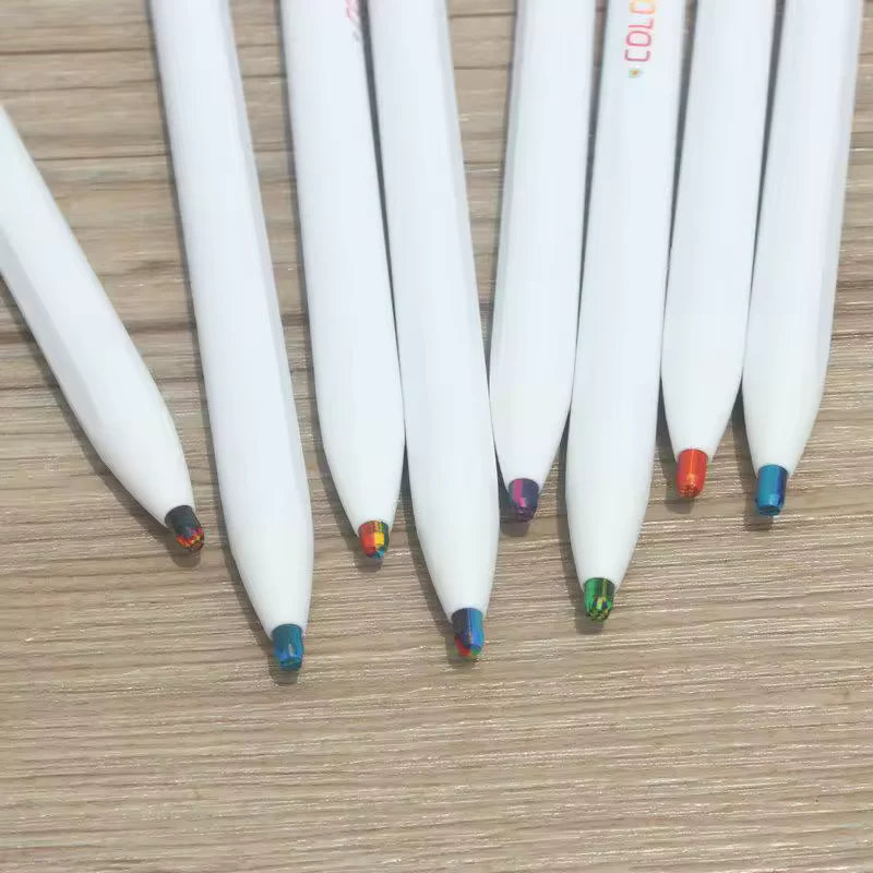Rainbow Gradient Mechanical Pencil – Multicolor Solid Lead Writing Pencil - Image 3