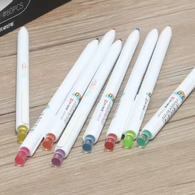 Rainbow Gradient Mechanical Pencil – Multicolor Solid Lead Writing Pencil - Image 4