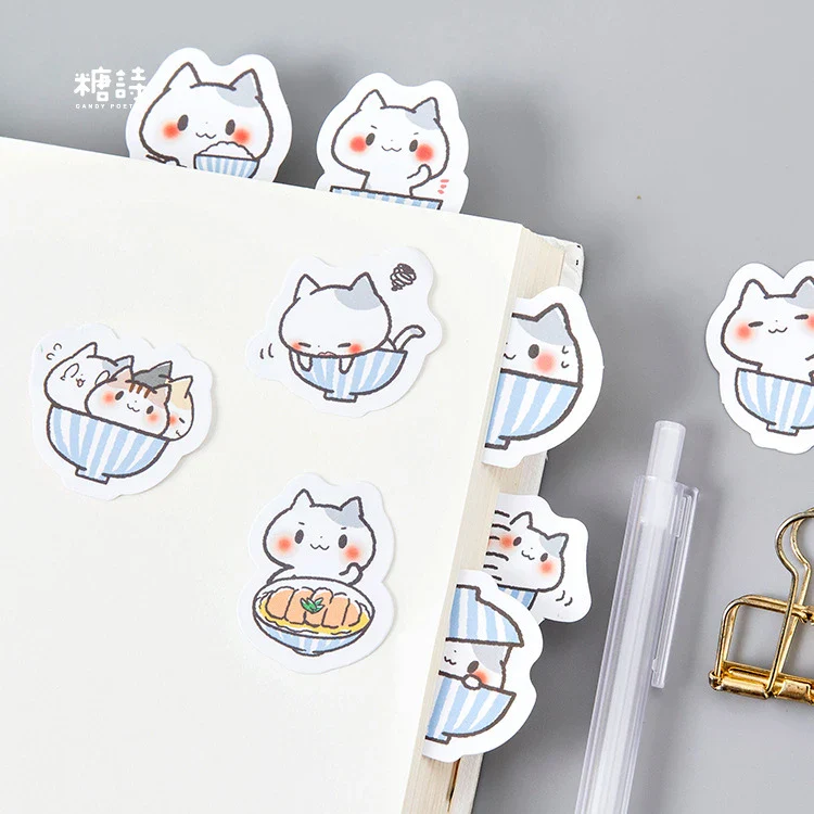 Sticker Box - Ramen Bowl of Cats - 45 Stickers - Image 3